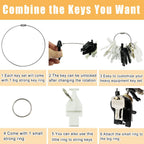 21 Pcs Dispenser Key Set for Waffle San Ja-mar Geo-rgia Pa-cific to-rk Kim-berly Cl-ark Bra-dley Paper Towel Toilet Paper Soap Dispensers Replacement Keys Cat 74 E114 Key