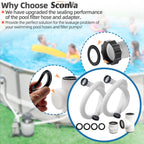 1.5" Pool Filter Pump Hose & Pool Hose Adapter Connector for Intex Coleman Above Ground Swimming Pool Sand Filter Pumps & Saltwater Systems Above Ground Pools Pump Parts