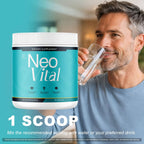 (5 Pack) Neo Vital - Official NeoVital Powder Advanced Premium Formula with All Natural Ingredients Maximum Strength, Neo Vital Memory Powder for Brain Health Wellness, 300 Servings for 5 Months