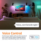 Amazon Basics Smart A19 LED Light Bulb, Color Changing, 9W (60W Equivalent), 800LM, Works with Alexa Only, WiFi 2.4 GHz, No Hub Required, Mood Lighting, Energy Efficient, 1-Pack