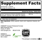 XYMOGEN Green Tea 600 - Antioxidant & Immune Support - 600 mg Green Tea Aqueous Extract - Vegetarian, Gluten-Free & Non-GMO - 60 Capsules