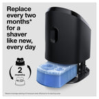 Braun Clean & Renew Refill Cartridges CCR, Replacement Shaver Cleaner Solution for Clean&Charge Cleaning System, Pack of 6