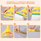 Midoneat Commercial Mop ,Heavy Duty Industrial Mop for Floor Cleaning