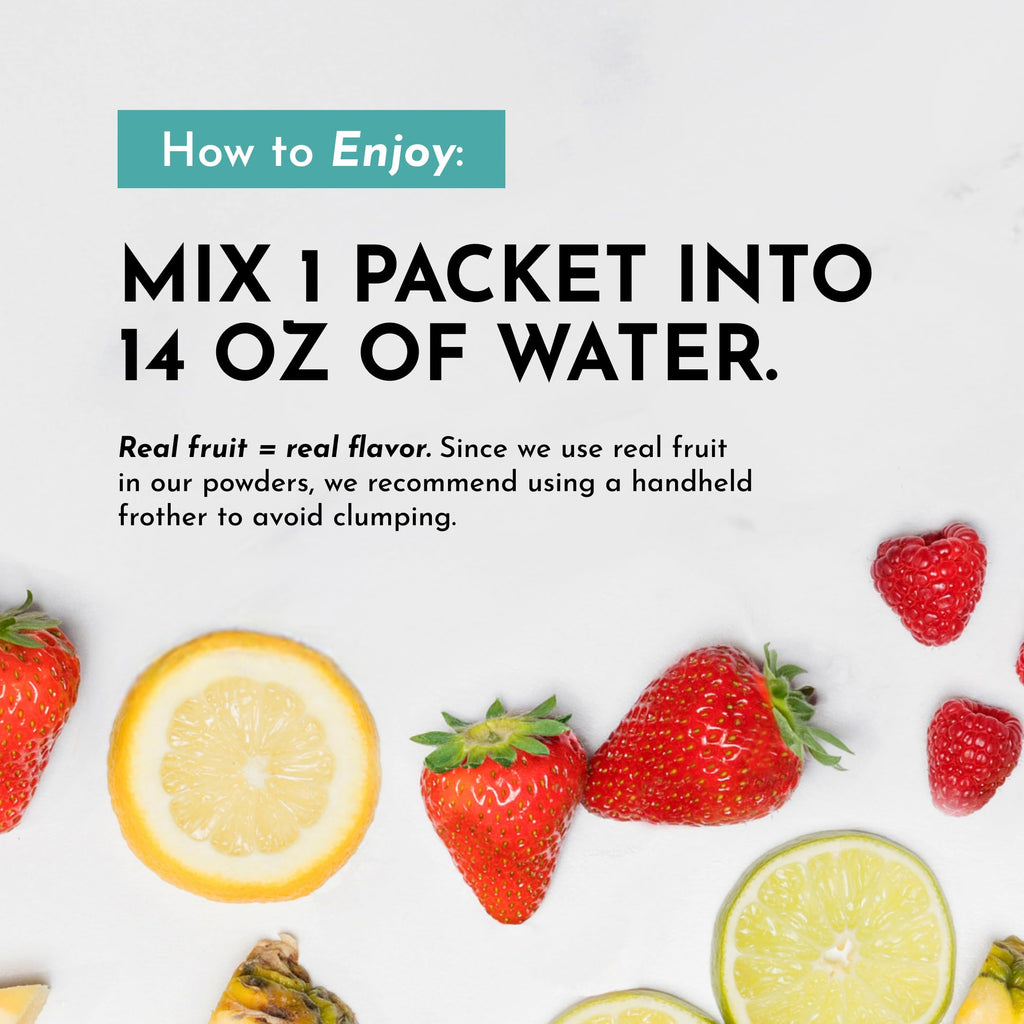 JUST INGREDIENTS Electrolyte Sample Pack – 10 Stick Variety | Hydration Powder Packets | Real Fruit Electrolytes | 3:1 Potassium to Sodium Ratio | No Sugar Added | Travel Drink Mix