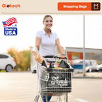 Glotoch 2000 Count - Black Plastic Grocery Shopping Thank You Bags for Small Business, Plastic T-shirt Bags with Handles for Restaurant, Retail, Takeout, Stores,To Go, in Bulk