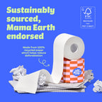 Who Gives A Crap | 100% Recycled Toilet Paper, 16 Rolls, 330 Sheets, Soft & Strong, Virgin Tree Free, Bulk Toilet Paper