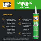 Liquid Nails - LN-905 Landscape Block Adhesive (LN905), Low VOC, 10 oz (Pack of 6)