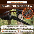 Saboten 8.3" Folding Pruning Saw, Made in Japan, Compact Hand Saw for Tree Branches, Garden Cutting & Outdoor Use - forest Originals