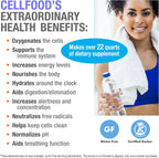 Cellfood Oxygen Boost - 1 fl oz, 5 Pack - Liquid Oxygen Supplement for Lymphatic Drainage, Altitude Sickness, Jet Lag, Fatigue, Headaches, Hangovers & Energy - Gluten Free, Cert. Kosher
