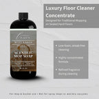 Lapew Butt Naked Scented Mop Soap - Luxury Floor Cleaner Concentrate for Mopping Tile, Laminate, Vinyl & Hardwood | Streak-Free, Low-Foam | 36 oz
