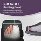 BraceAbility Closed Toe Medical Walking Shoe - Kid’s Lightweight Broken Toe Cast Boot, Fractured Foot Brace for Metatarsal Stress Fracture, Post-op Bunion, Surgery Recovery for Boys and Girls (XS)