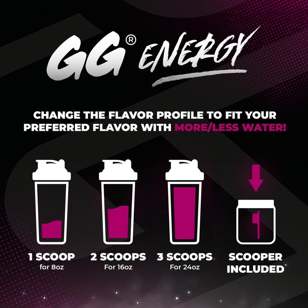 Gamer Supps GG Energy - Grandma's Ashes by Goons (100 Servings) - Keto Friendly Gaming Energy and Nootropic Blend, Sugar Free + Caffeine + Vitamins + Immune Support, Powder Drink