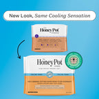 The Honey Pot Company - Herbal Pads for Women - Organic Incontinence Overnight w/Wings - Infused w/Essential Oils for Cooling Effect - Postpartum Essentials - Feminine Care - 16 ct