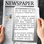 MAGNIPROS Patented 3X Large LED Page Magnifier for Reading | Eye Caring 3 Color Light Modes & Anti-Glare Lens to Reduce Eye Strain-Perfect for Small Prints, Aging Eyes, Low Vision and Seniors