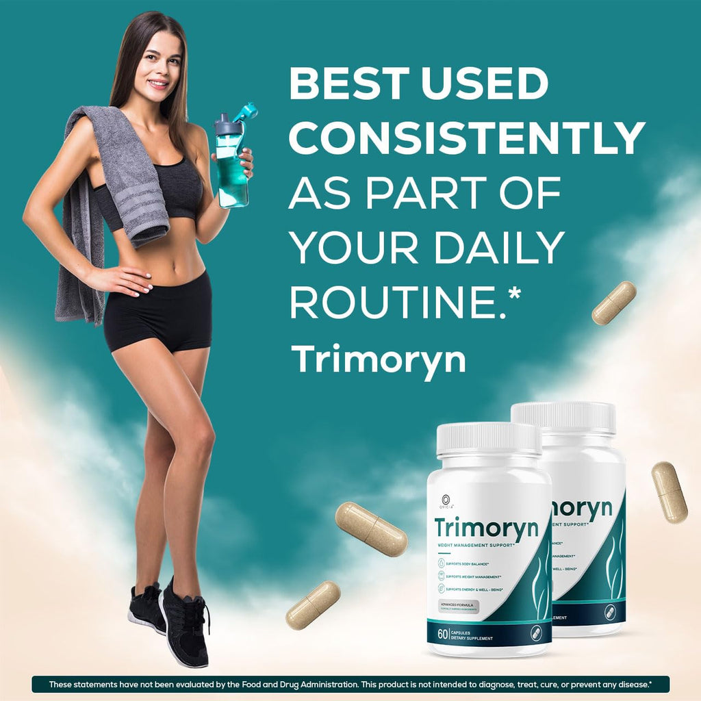 Trimoryn Capsules - Official Trimoryn Pills Advanced Support for Maximum Strength, All Natural Ingredients Premium Vitamins for Overal Health & Wellness Reviews, 60 Capsules for 1 Month