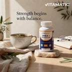Vitamatic DHEA 100 mg + Pregnenolone 30 mg | 240 Capsules | Non-GMO | Made in USA