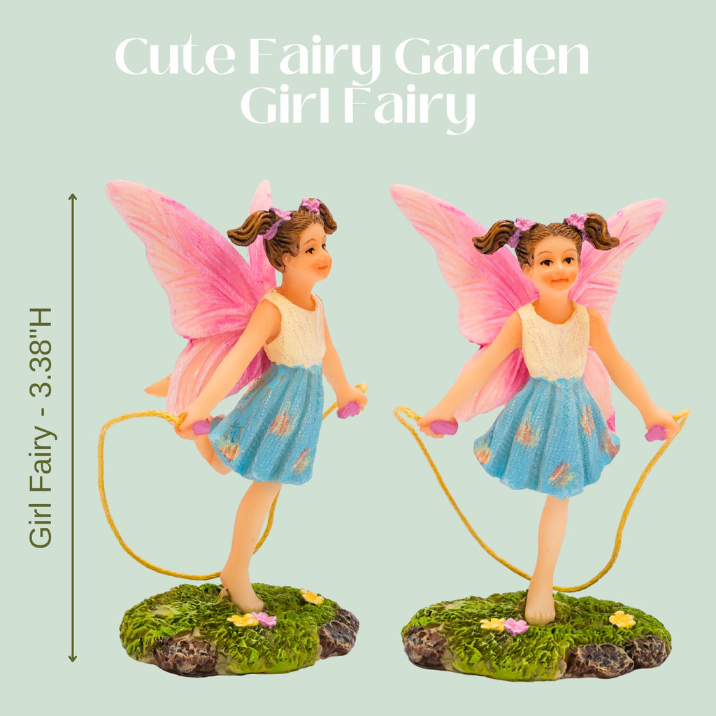 PRETMANNS Fairies for Fairy Garden Accessories Outdoor 2-Piece Fairy Set