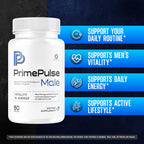 (3 Pack) Prime Pulse Male Pills - PrimePulse Capsules Advanced Formula Support Maximum Strength, PrimePulse All Natural Daily Vitamins for Health and Wellness Reviews, 180 Capsules for 3 Months