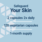 Life Extension Shade Factor, Safeguard Your Skin from the Inside Out, Gluten-Free, Non-GMO, Vegetarian, 120 Capsules