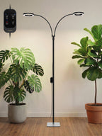 GLOWRIUM Grow Lights for Indoor Plants,Full Spectrum Plant Light with Stand