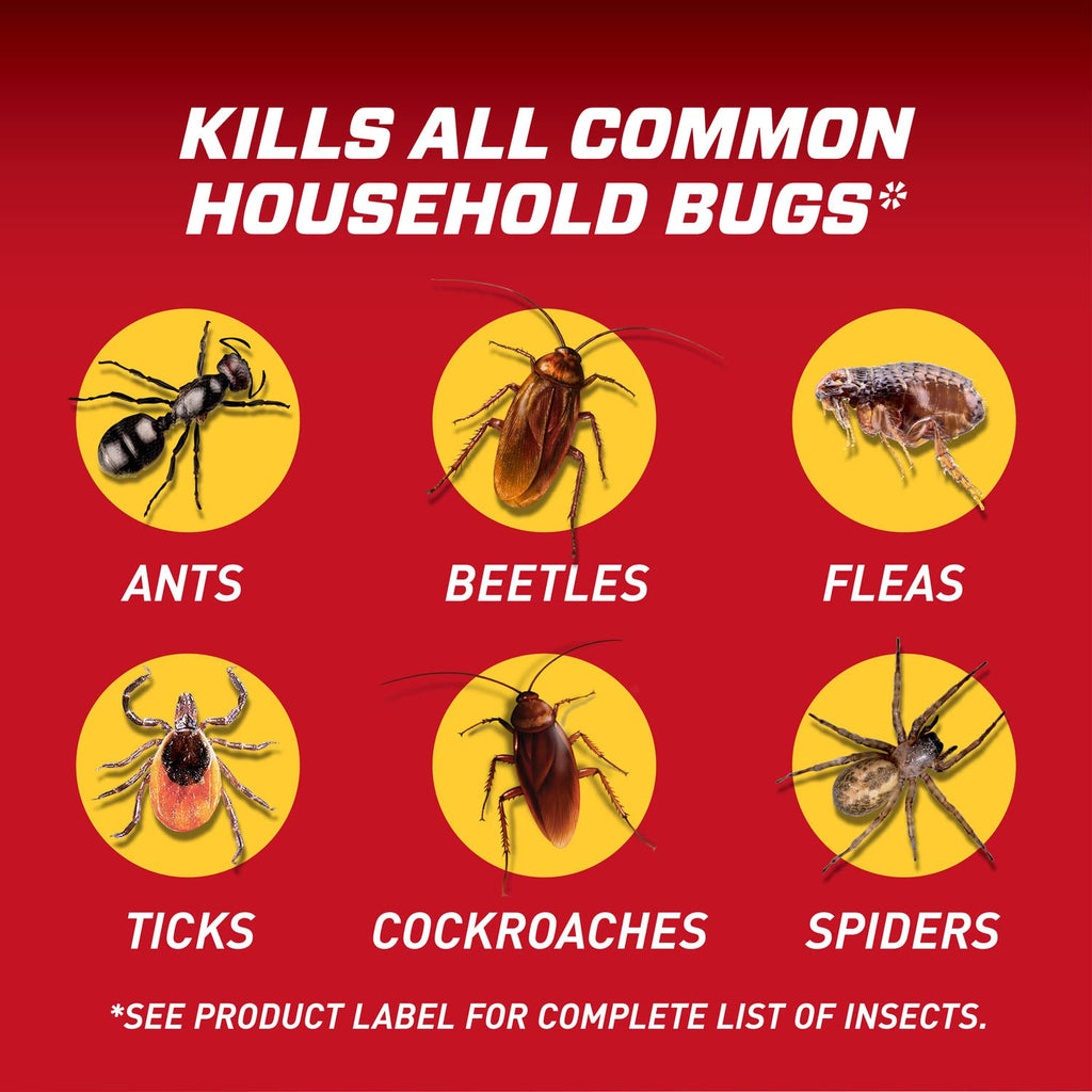 Ortho Home Defense Insect Killer for Indoor & Perimeter2 with Comfort Wand Plus Refill Bundle - Ready-To-Use Bug Spray, Kills Ants, Roaches, and Spiders, 1.33 gal.