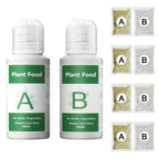 Hydroponics Nutrients (1000ml in Total), All Purpose Plant Food A & B, Hydroponics Supplies, Fertilizer for All Plants and Media, Hydroponics System Accessories for Vegetables Fruits Flowers Thrive