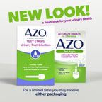 AZO Urinary Tract Infection (UTI) Test Strips, Accurate Results in 2 Minutes, Clinically Tested, Easy to Read Results, Clean Grip Handle, #1 Most Trusted Brand, 3 Count