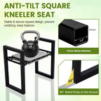 ETICSIPA Garden Kneeler and Seat Heavy Duty 500lbs, Anti-Tip Gardening Stools with 10.5” Widen Kneeling Pad for Seniors Gardeners, 2 in 1 Garden Bench for Kneeling and Sitting