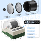 HopeRock Ultra Quiet Rock Tumbler Kit, Rock Polisher with Noise Reduction Cover for Kids, Adults & Rock Collector, 3-Speed Motor & 9-Day Timer, Great STEM Science Kit Gift for Age 8+, Boys Girls Toys