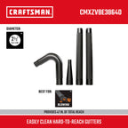 CRAFTSMAN CMXZVBE38640 2-1/2 in. Gutter Cleaning Wet Dry Vac Attachment Kit