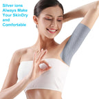 10x144 Inch Silver Infused Fabric Roll, Breathable & Non-Adherent Wound Dressing Wrap for Skin Fold Protection, Soft Medical Bandage Liner, Custom-Cut