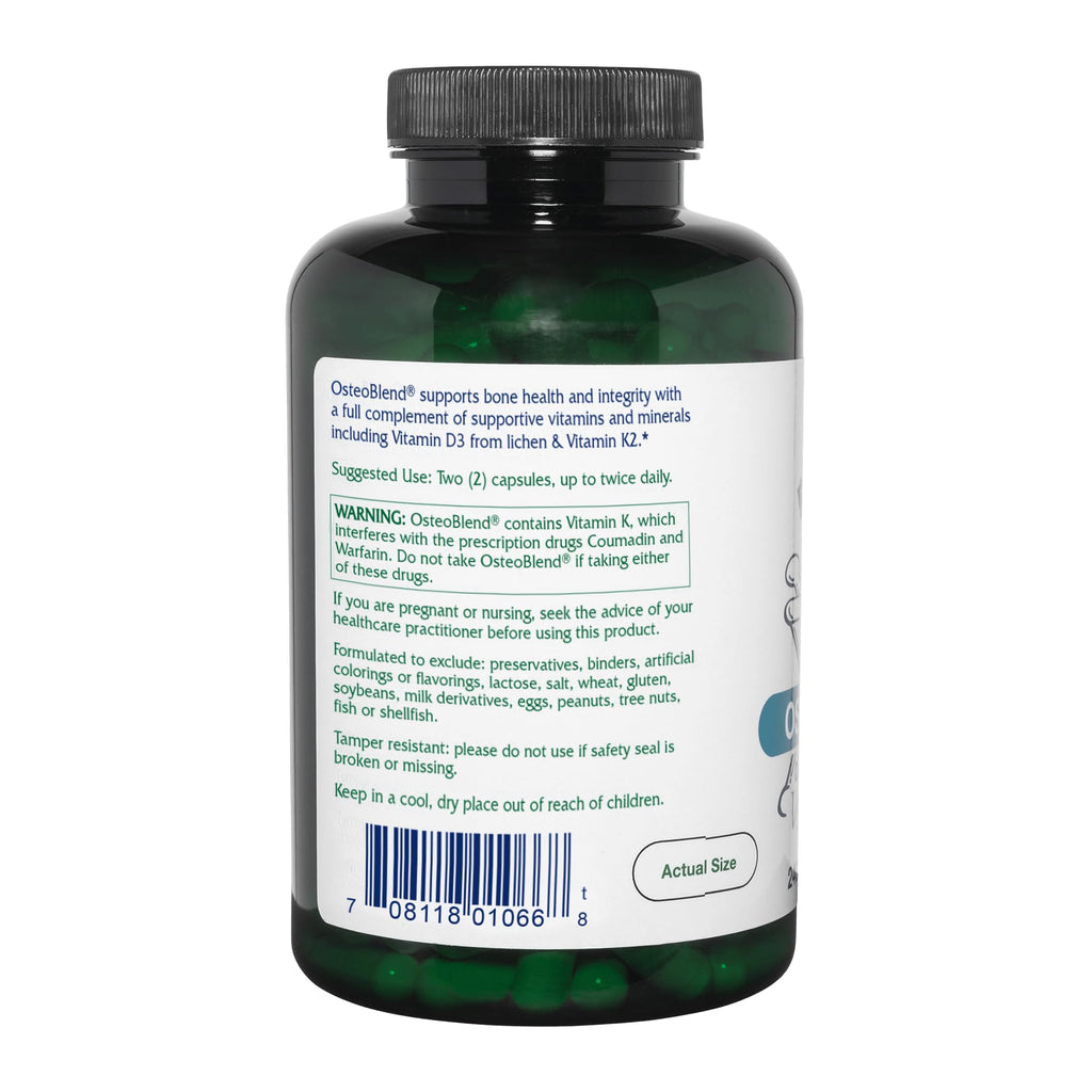 Vitanica, OsteoBlend, Bone Support, Vegan, 240 Capsules
