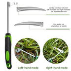 JXWENBYX Weed Puller Tool, 4 Pack Stainless Steel Weed Remover Tool, Portable Weeding Tools Gardening, Crack Weeder Tool, Uprooting Weeding Tool for Backyard Farm Planting