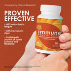 Immune Health Basics Ultra Strength Immunity - Clinically Proven Immune Support - Wellmune Highly Purified Beta Glucan - Gluten-Free, Non-allergenic, Non-GMO and Vegan Capsules - 60 Capsules, 125 mg