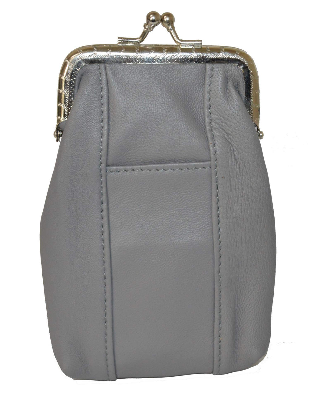 Leather Cigarette Case Pack Holder Regular or 100's Lighter Pocket by Leatherboss (Grey)