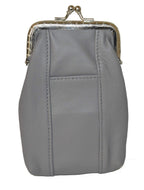 Leather Cigarette Case Pack Holder Regular or 100's Lighter Pocket by Leatherboss (Grey)