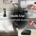 Office Depot Cleaning Duster, 10 Oz Compressed Canned Air for Electronics, Keyboard Cleaner for Computer, Laptop, PC, Printer, Office Equipment, Moisture-Free, Pack of 6