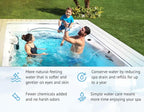 Hot Tub in-Line Replacement Chlorine Cartridge for use with Frog Ease System 3-Pack up to 600 gallons; Hot Tub Maintenance with No Cyanuric Acid