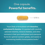You Vites - Methylated Multivitamin for Men and Women, Methyl Multi Without Iron - 60 Capsules, MTHFR Supplement with Methyl B12, Methylfolate (5-MTHF), CoQ10 for Energy, Heart and Mood Support