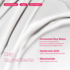 The Face Shop Rice Water Bright Vegan Cream - Instant Moisturization Quick-Absorbing Formula - Vegan, Brightening - Rice Water, Niacinamide, Hyaluronic Acid - Moisturizer Face Cream - Korean Skin Care