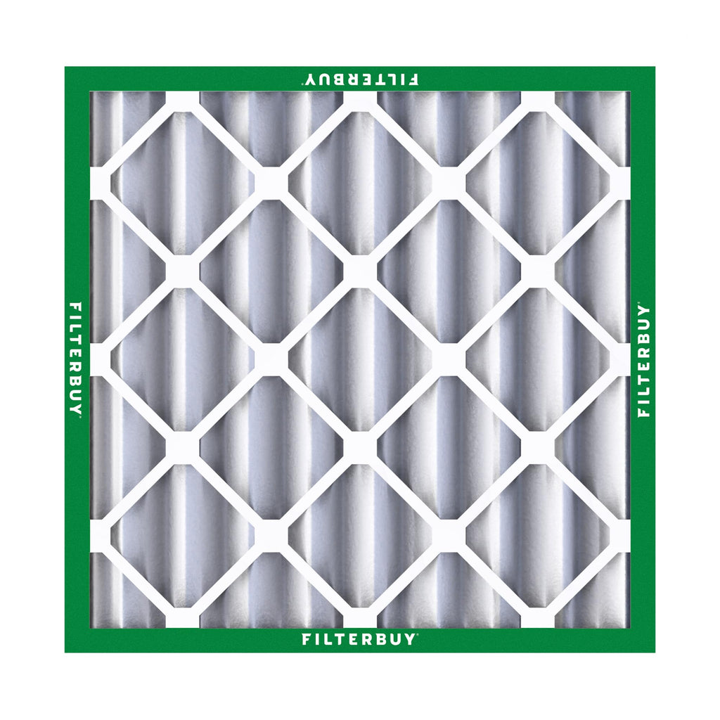 Filterbuy 20x20x4 Air Filter MERV 8 Essential Dust & Allergy Defense (1-Pack), Electrostatic Pleated HVAC AC Furnace Filters Replacement, Made in USA (Actual Size: 19.50 x 19.50 x 3.63)