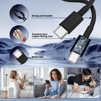 QZIIW Super Fast Samsung Charger Type C,45W Dual Port USB C Fast Charger