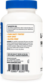 Nutricost L-Tryptophan 500mg, 120 Capsules (2 Bottles)
