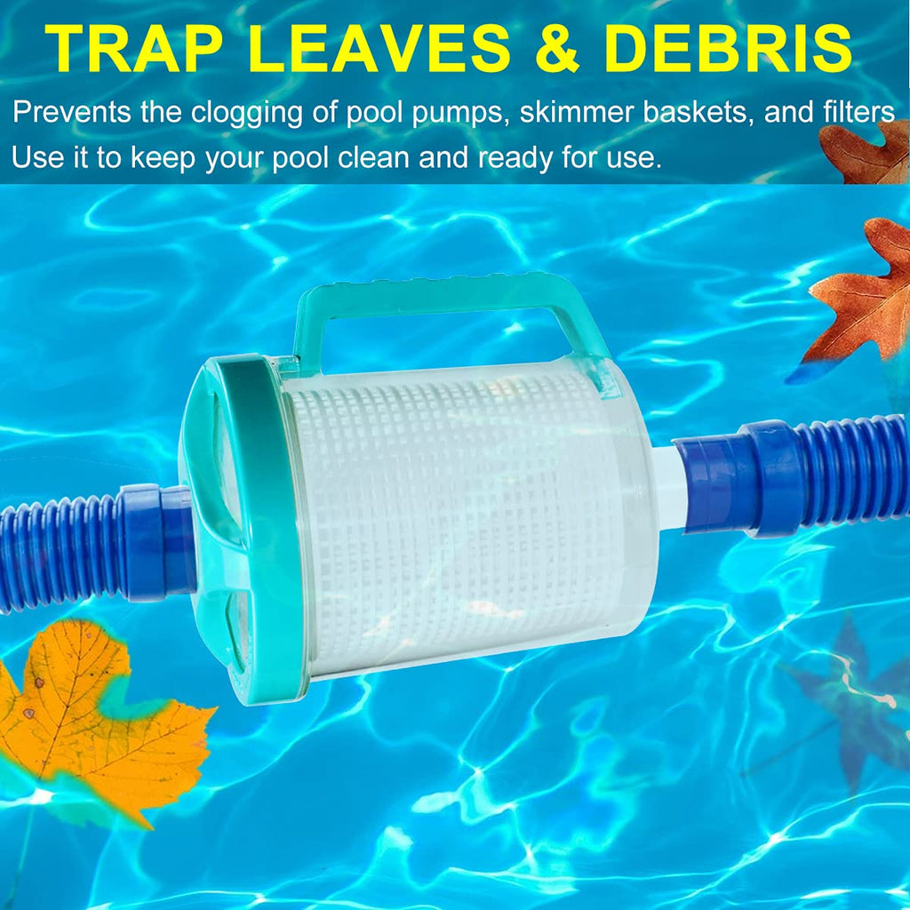 Pool Canier Leaf Canister Catcher In-line Leaf Canister for Pool & Spa, With Mesh ...