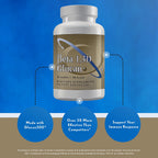 Transfer Point Immune Support Supplement Highly Purified Beta 1,3D Glucan 100 mg per Capsule (b-glucan Fiber) (Pack of 2)
