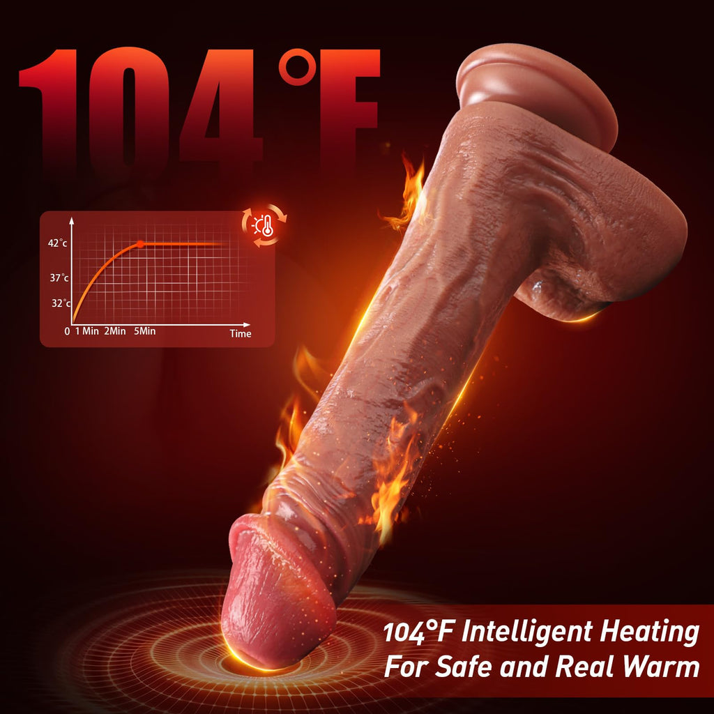KOXTEN Thrusting Dildo Sex Toy APP Control Vibrator Realistic Dildo