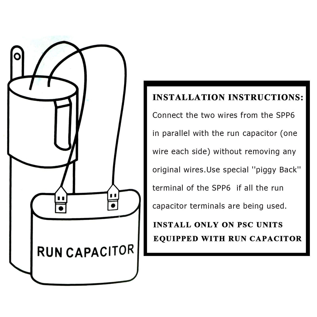 AMI PARTS SPP6 Hard Start Capacitor Replacement 115V-288VAC