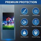 1000 Hard Plastic Card Sleeves, Premium Card Sleeves, 3"x 4" Baseball Cards Protectors Plastic, Sports Trading Baseball Game Holder (500 Hard Sleeve + 500 Soft Sleeve)