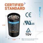 [2025 Upgraded] BlueStars 460-552 uF MFD 110-125 VAC Motor Start Capacitor