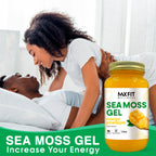MAX FIT Sea Moss Gel Raw (12 Flavors) 24oz Wildсrafted Gold Sea Moss Gel from Saint Lucia | 92 Vitamins and Minerals | Pure Raw+Non-GMO | Vegan Superfood